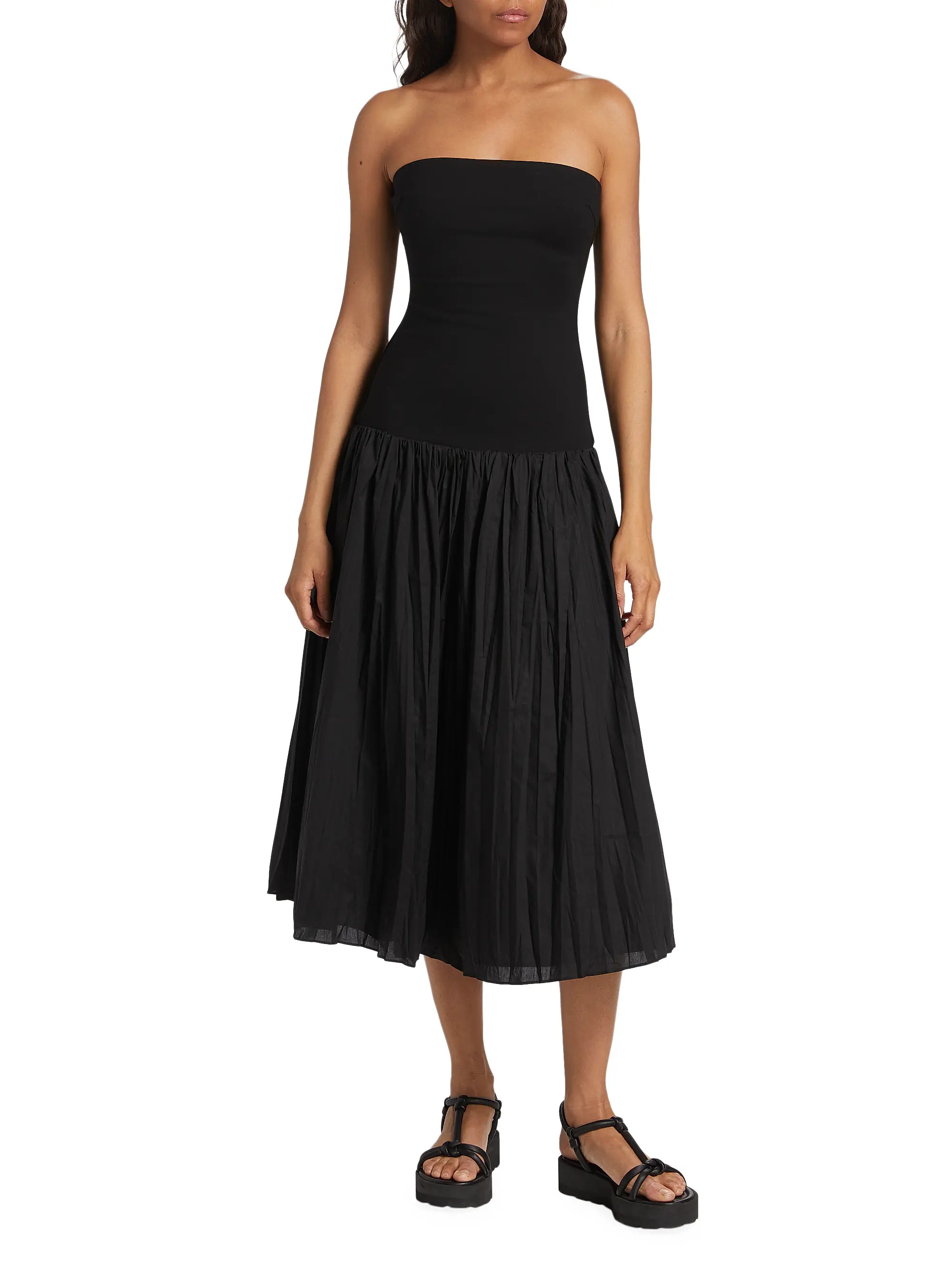 Nicholas the Label Jaxon Strapless Drop-Waist Dress | Saks Fifth Avenue | Saks Fifth Avenue