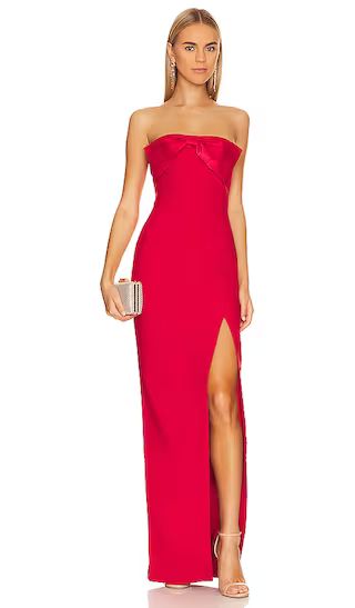 Tricia Gown in Scarlet | Revolve Clothing (Global)