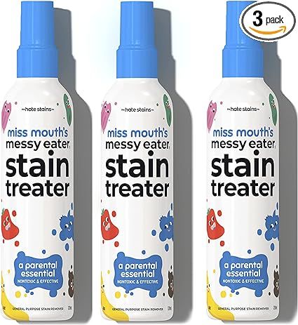 Amazon.com: HATE STAINS CO Stain Remover for Clothes - 4oz 3 Pack of Newborn & Baby Essentials - ... | Amazon (US)