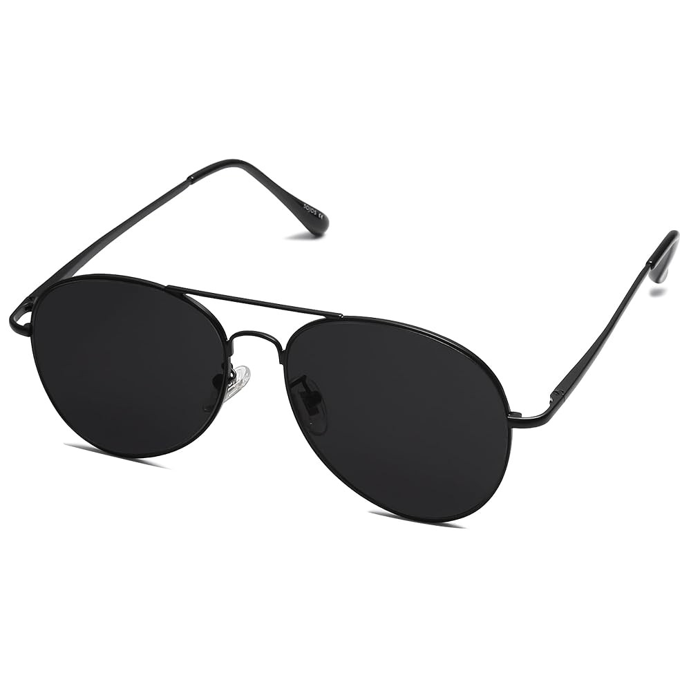 SOJOS Classic Aviator Sunglasses for Women Men Metal Frame Spring Hinges SJ1030 | Amazon (US)