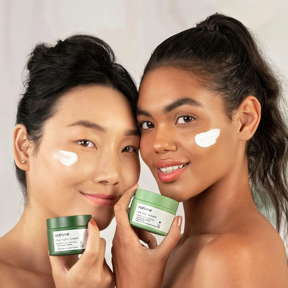 Creme Facial Diurno com Centella Asiática | 50g - Maquiagens e cosméticos Océane: Pincéis, pa... | Oceane (BR)