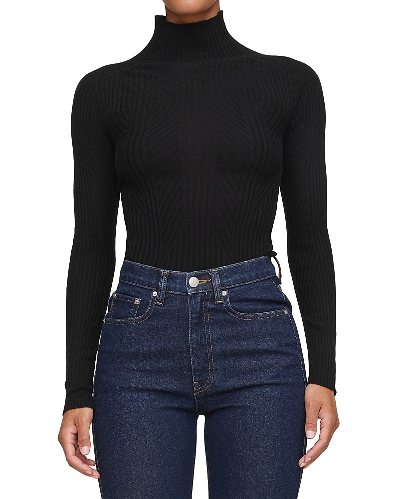 DL1961 Rib Knit Turtleneck Sweater | Bloomingdale's (US)