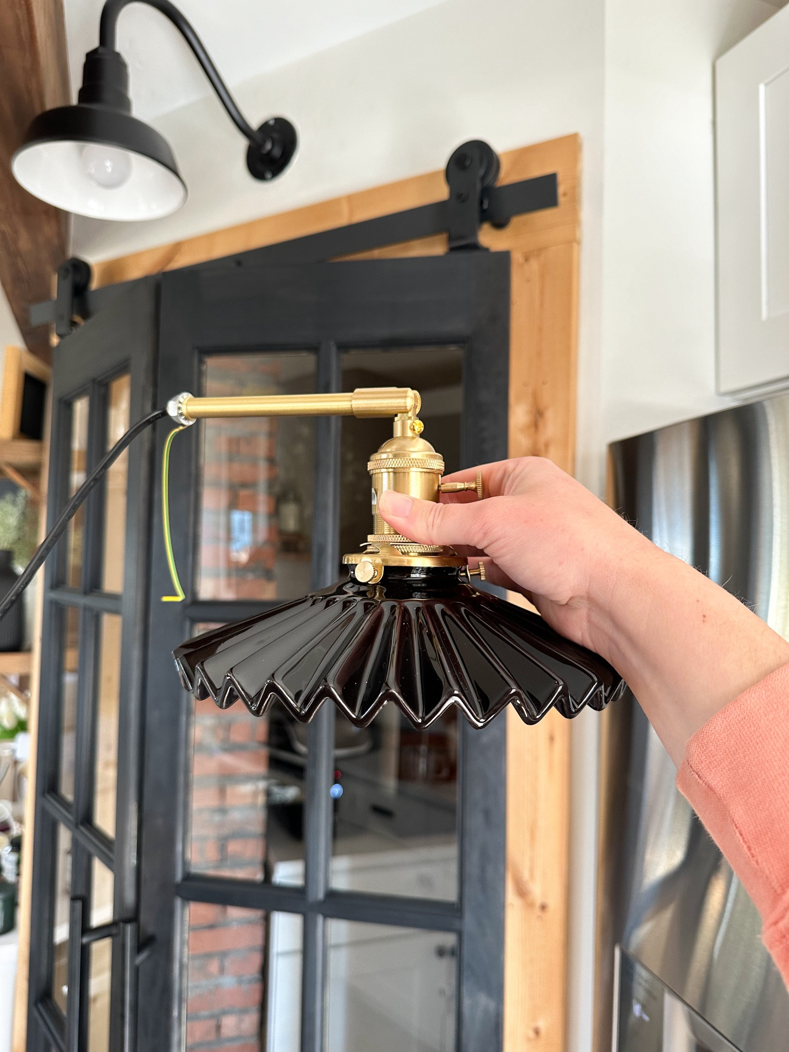 I can’t decide if I love this light for over the pantry door but either way I think I’m keeping it for somewheree

#LTKhome #LTKsalealert