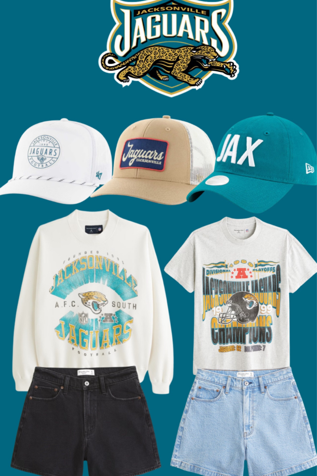 Jacksonville Jaguars game day outfit ideas

#LTKfindsunder50 #LTKfitness #LTKmidsize