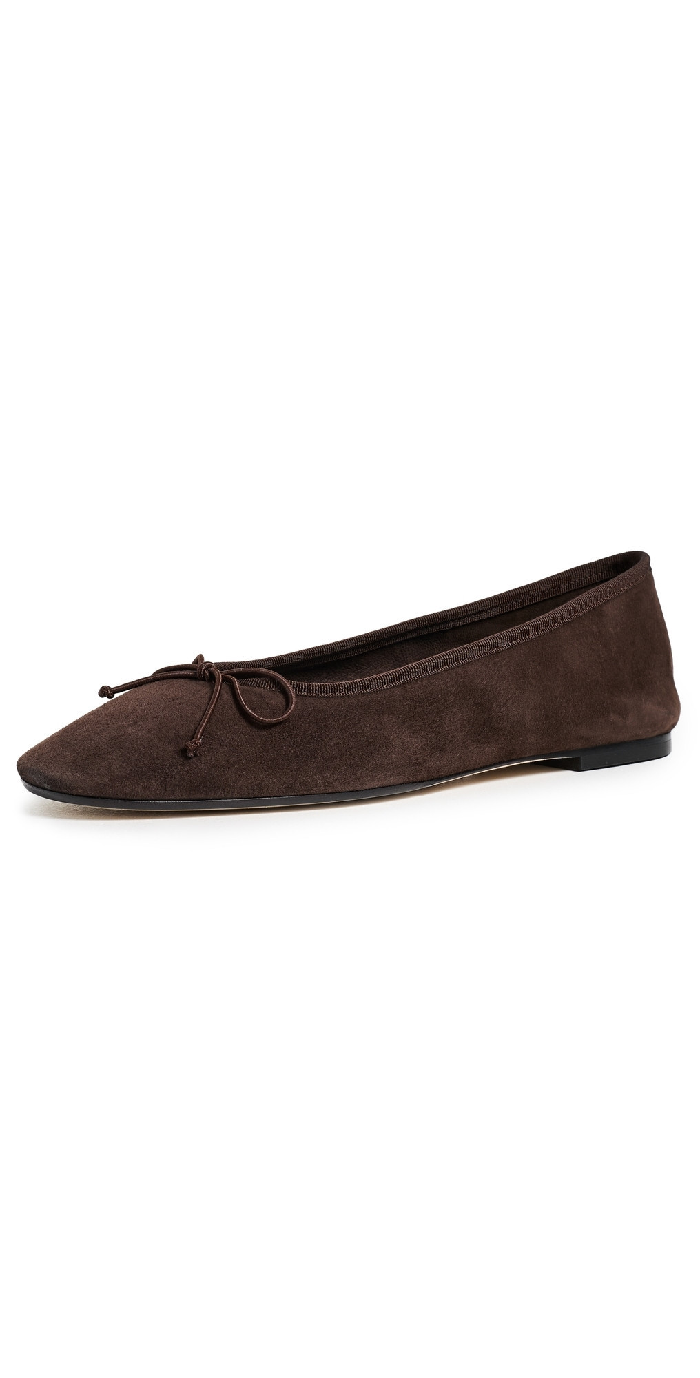 AEYDE Tiby Kid Suede Ballet Flats Moka 38 | Shopbop