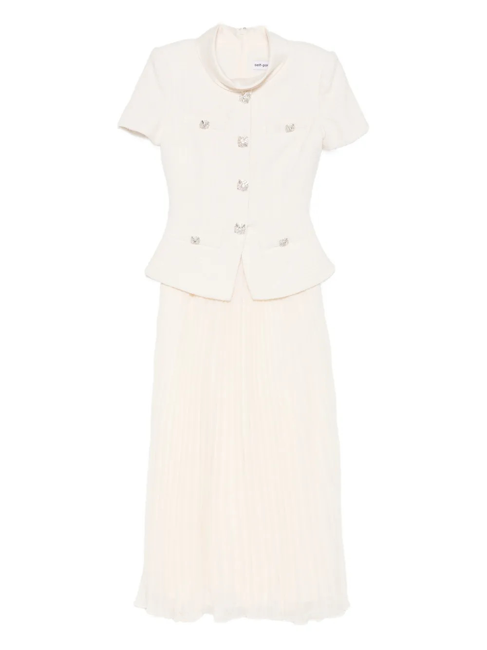 panelled midi dress | Farfetch Global