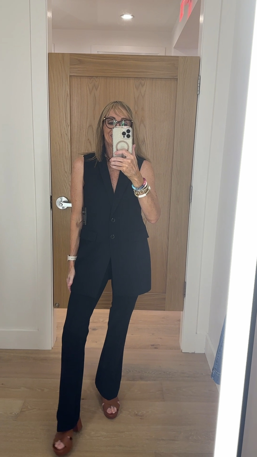 Bad lighting but good sale and great pieces. Love this new line!
Wearing an XS  in the vest and pants run TTS. 
Fall 
Fall outfitt

#LTKSaleAlert #LTKVideo #LTKOver40