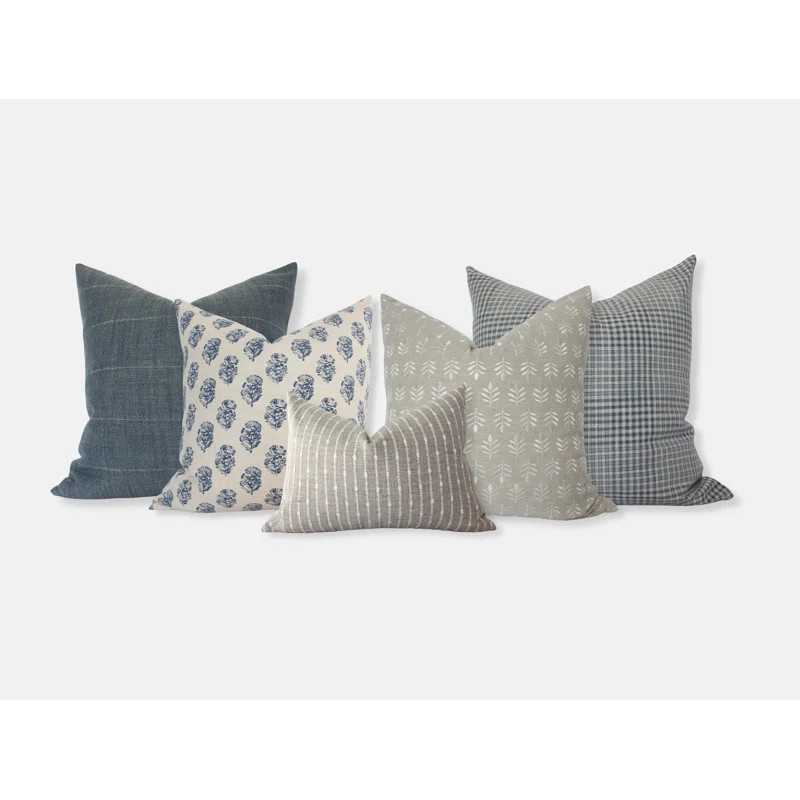 No Textured Cotton Blend Pillow Cover | Wayfair North America