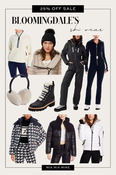 Bloomingdale’s ski wear on sale - save 25% on winter coats, ski suits, snow boots and puffer jackets 

@Bloomingdales #ad #bloomingdales

#LTKfindsunder100 #LTKsalealert #LTKSeasonal