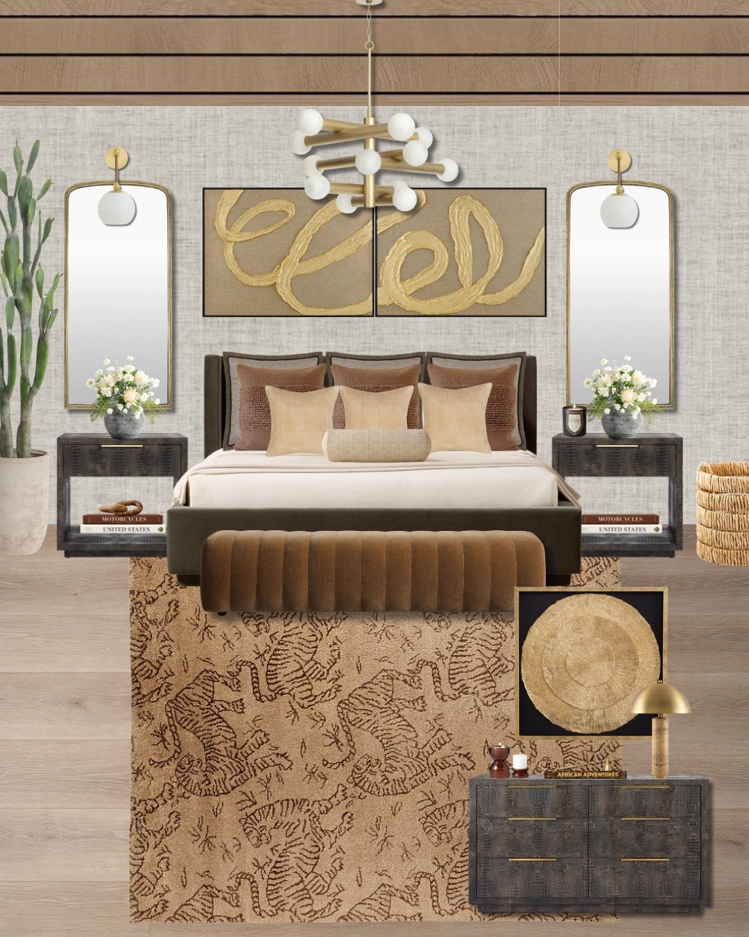 This bedroom is giving calm, luxe, and just the right amount of drama ✨ the mix of textures + tones makes it feel elevated but still super livable.

#ltkhome #bedroominspo #neutraldecor #luxehome #interiordesign

#LTKHome #LTKSeasonal #LTKSaleAlert