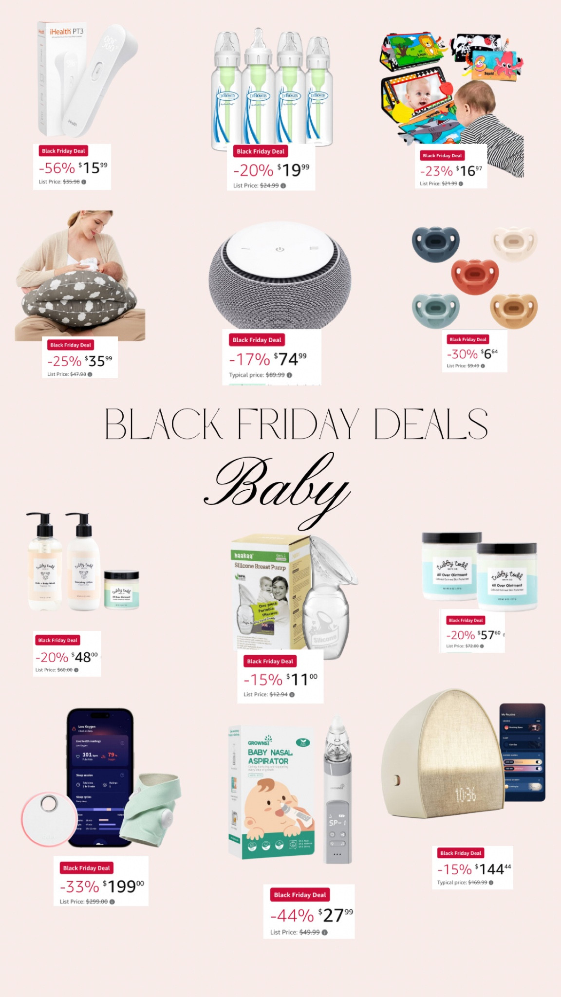 Here are some great Black Friday Deals on Amazon for baby items!! 

#LTKCyberWeek #LTKSaleAlert #LTKBaby