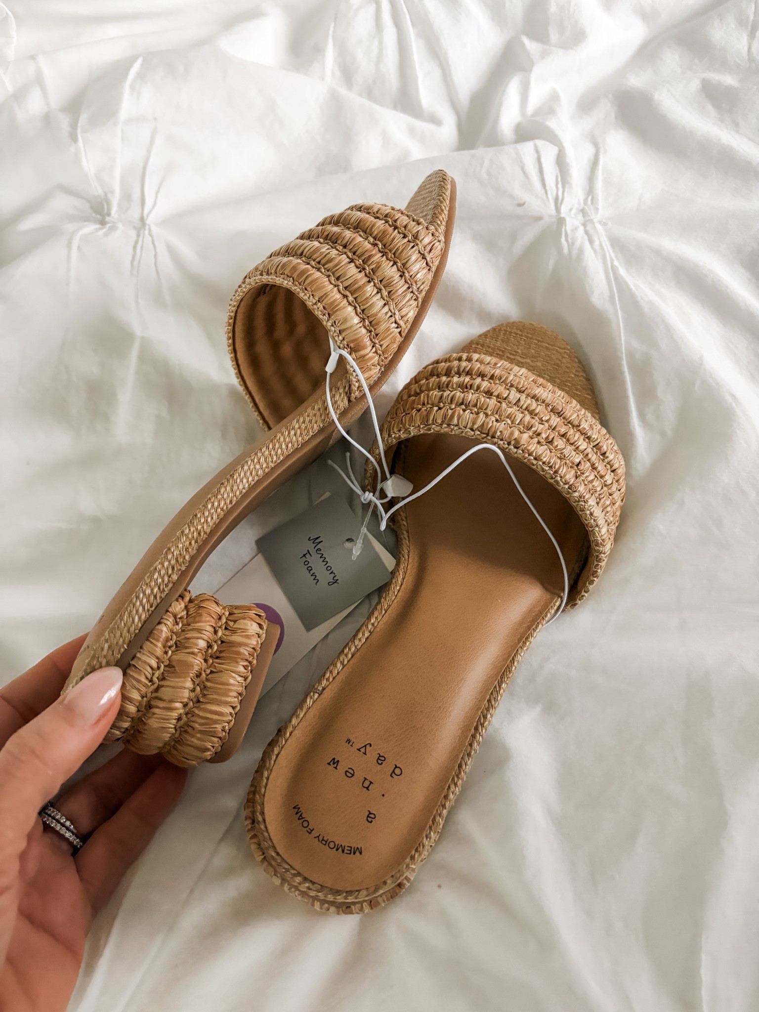 Target Raffia Sandals! True to size but run a bit too wide for my narrow feet. 

#LTKSeasonal #LTKSaleAlert