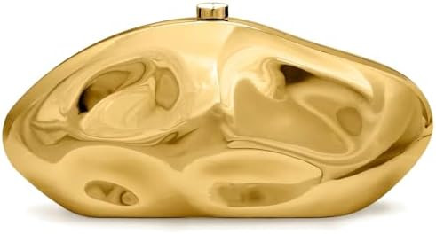 Acrylic Clutch Purse for Women Evening Bag, Irregular Shell Acrylic Purse Box Clutch with Chain f... | Amazon (US)