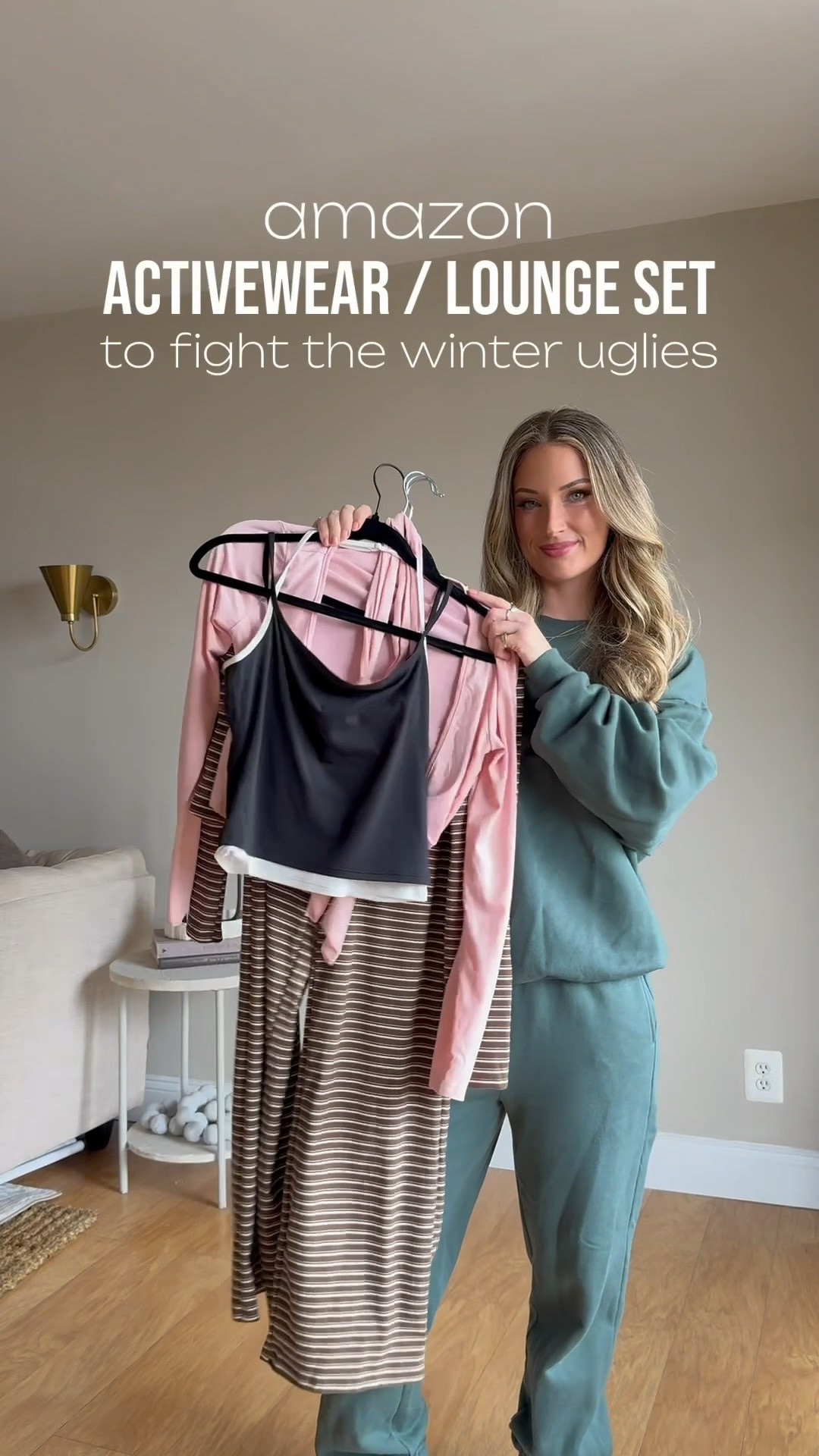 A cute workout outfit & a matching lounge set are my starter pack for keeping it together for winter

All on my sf under: LOUNGEWEAR 🧸

#amazonfashion #amazontryon #amazonactivewear #activewearhaul #winteroutfit

#LTKootd #LTKgrwm