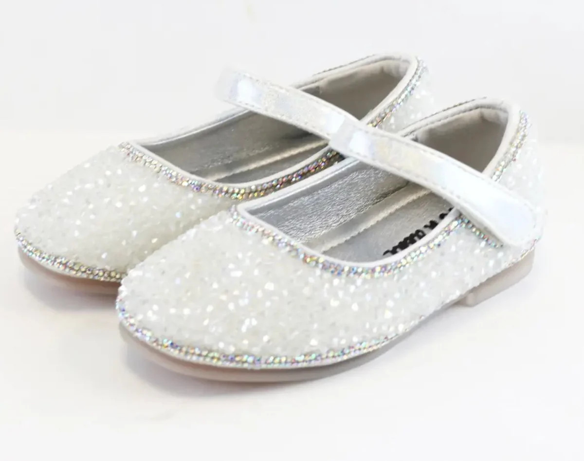 Doe a Dear SILVER STONE Girls Dress Shoes | HoneyPie Kids Children's Clothing Boutique