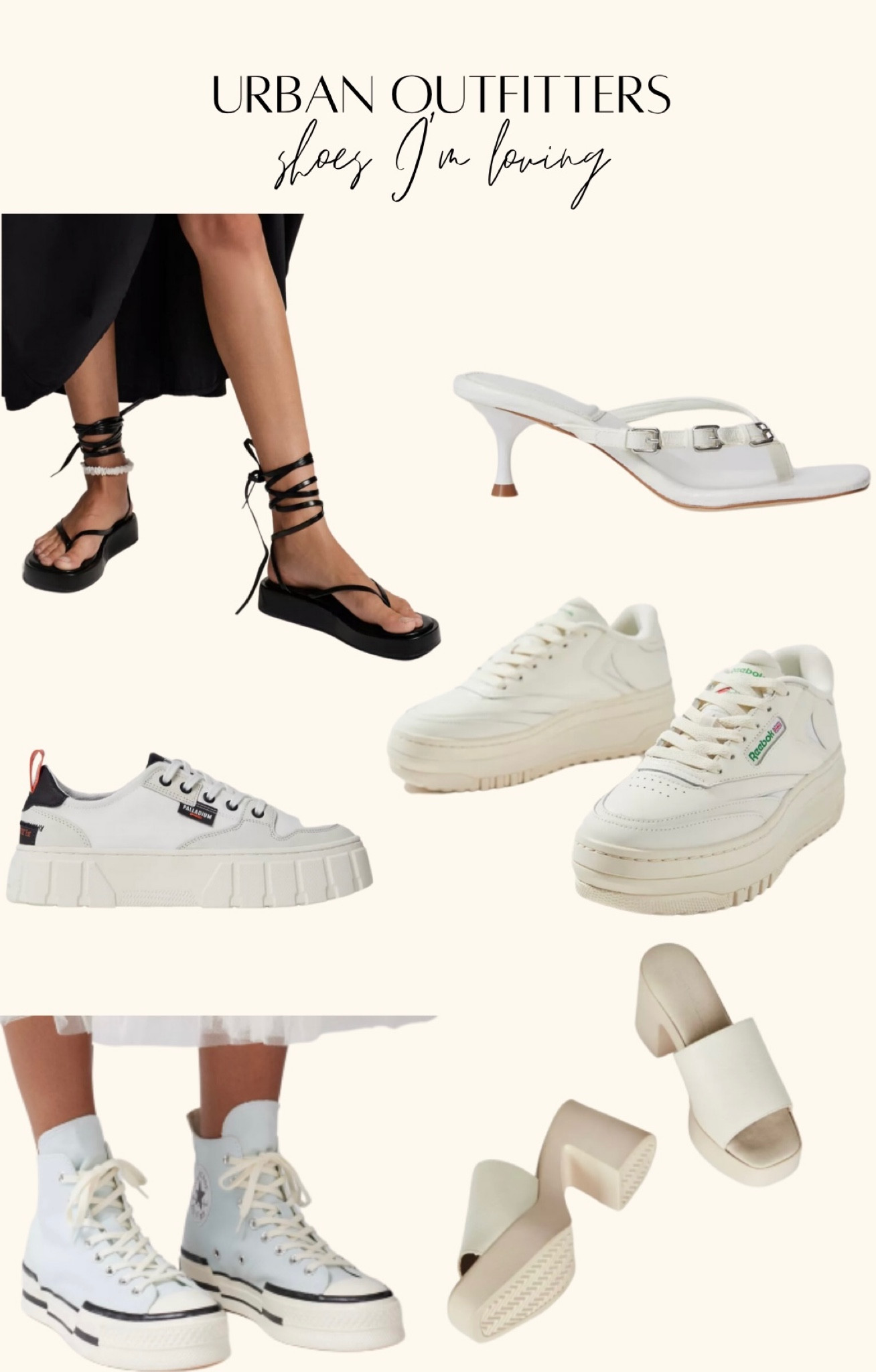 Current shoes I’m loving from urban outfitters 👟👡🩴 

#LTKshoecrush #LTKunder100 #LTKunder50
