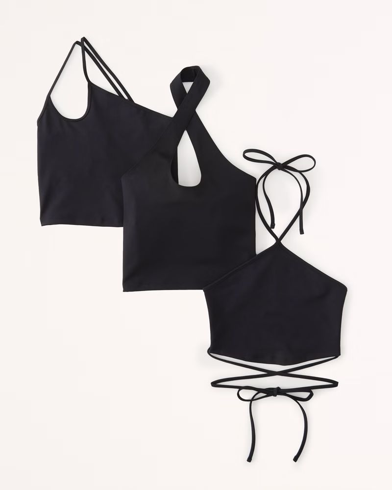 Women's 3-Pack Seamless Fabric Going-Out Tanks | Women's Tops | Abercrombie.com | Abercrombie & Fitch (US)
