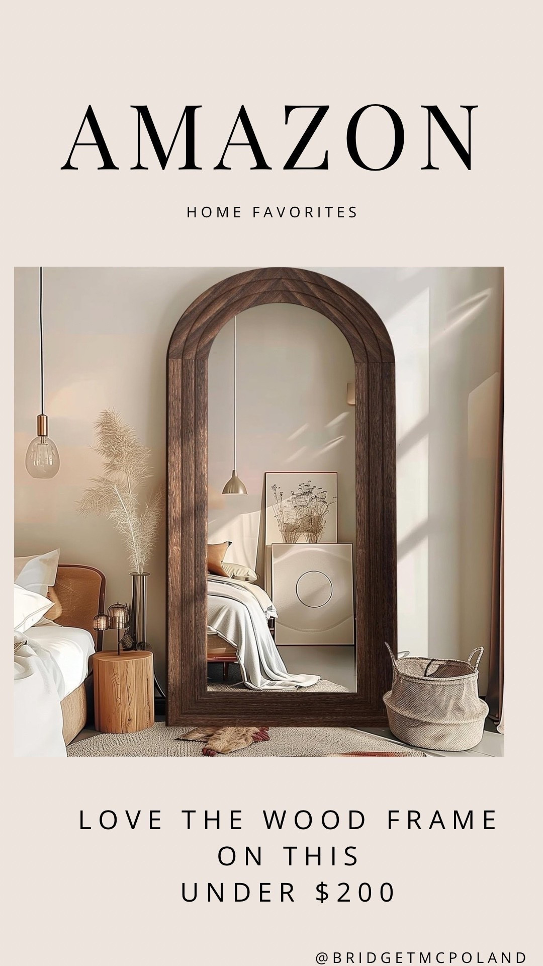 One of my favorite floor length mirrors is finally back in stock 🤎 I’m obsessed with the wood detail — it adds so much warmth and texture to a living room space while making the whole room feel brighter + bigger. Looks so high end but is actually such a good budget-friendly find. Definitely one of those pieces that elevates your home instantly ✨

Mirror, floor length mirror, Amazon, Amazon home, Amazon find

#LTKSaleAlert #LTKHome