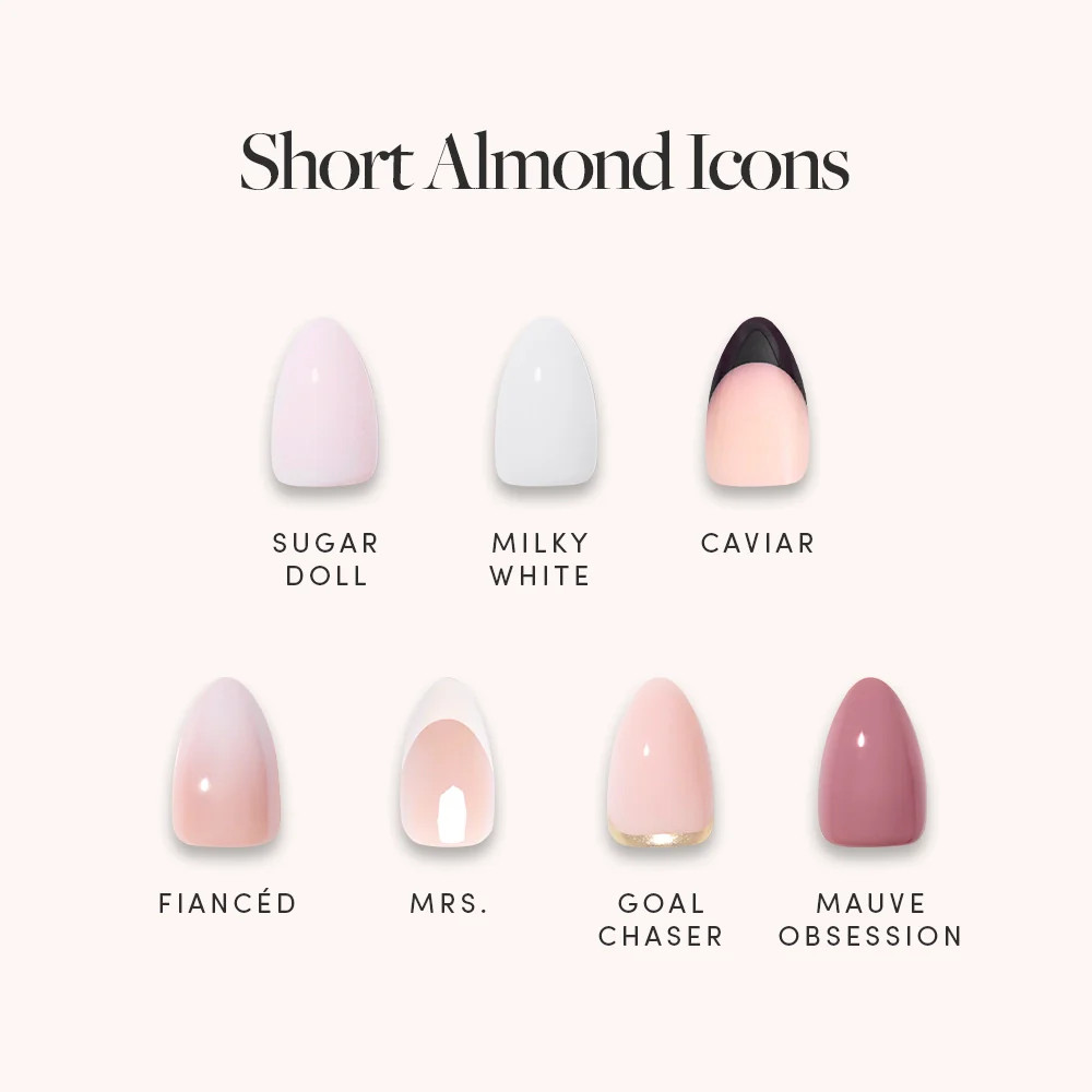 Short Almond Icons | Glamnetic