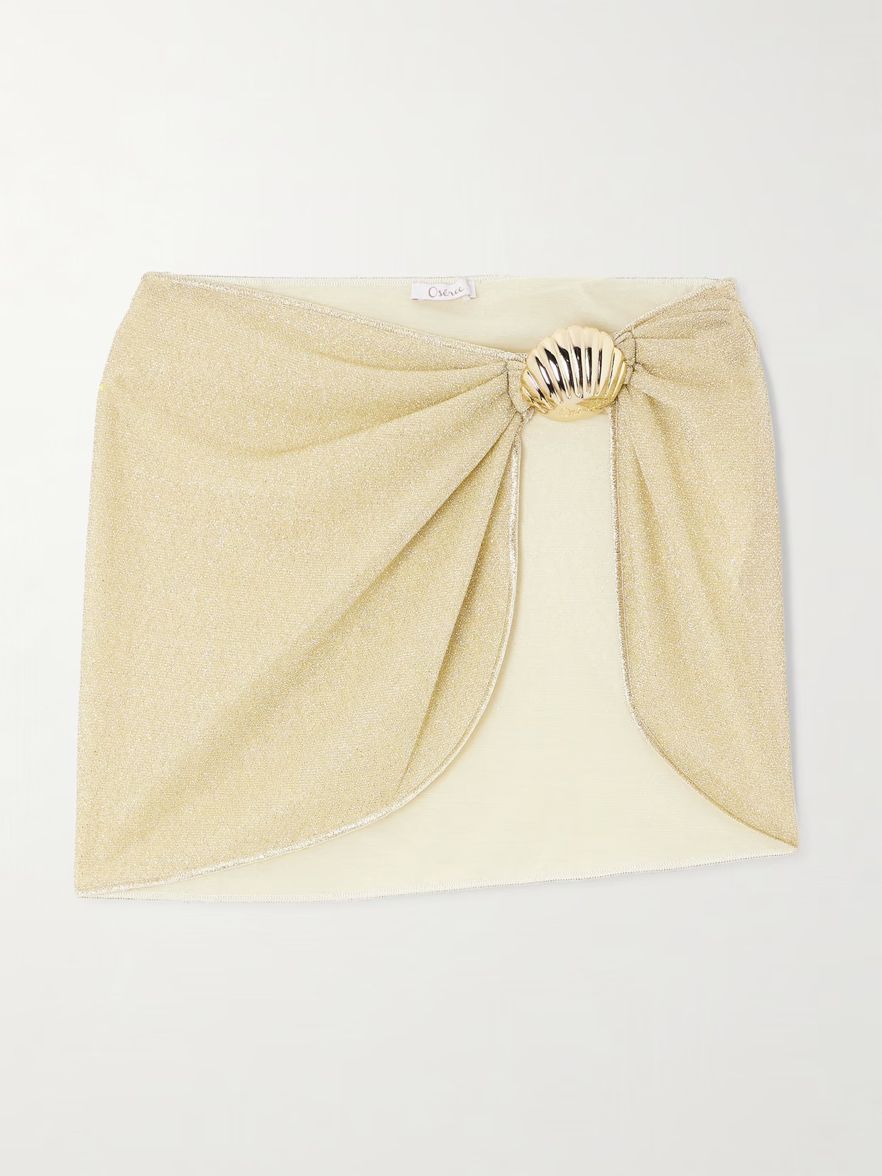Oséree - Lumière Metallic Pareo - Gold | NET-A-PORTER (US)