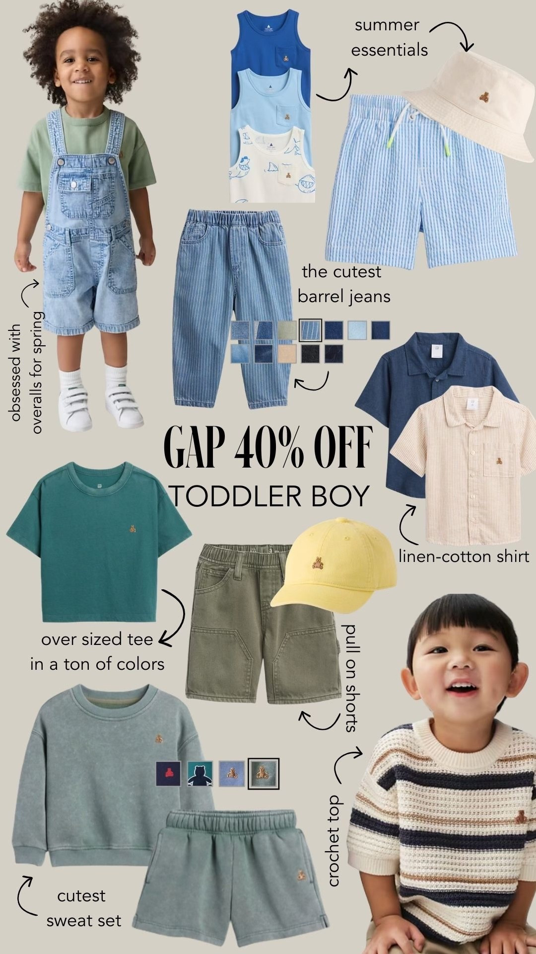 gap 40% off sale ! toddler boy edit 

#LTKmomlife #LTKKids #LTKBaby