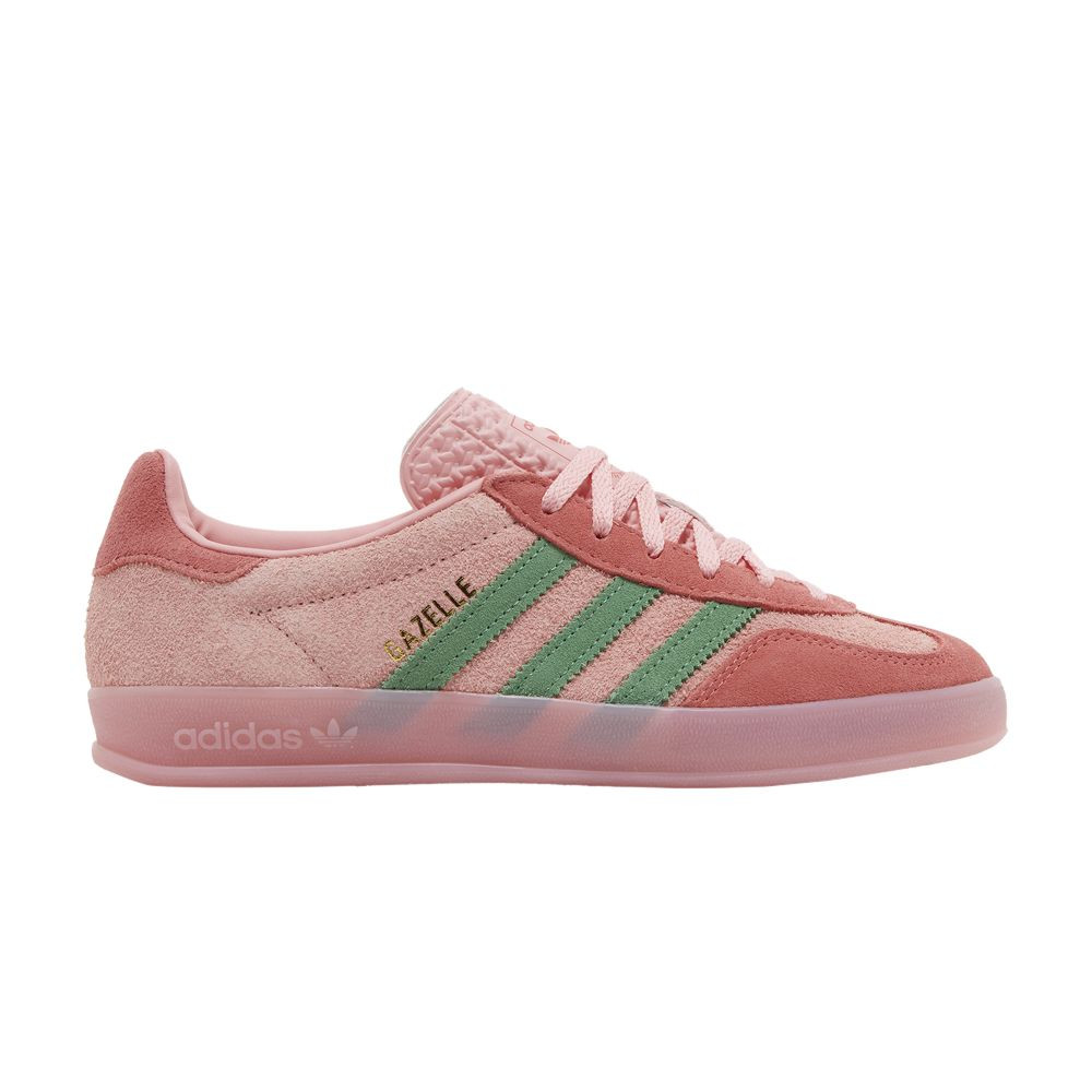 Adidas Wmns Gazelle Indoor 'Pink Spark Preloved Green' | Women's Size 8.5 | GOAT