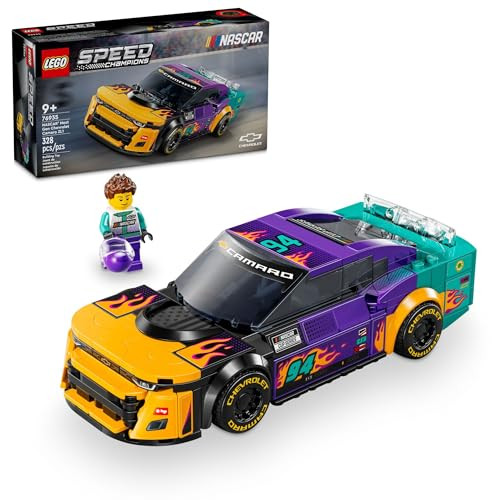 LEGO Speed Champions NASCAR Next Gen Chevrolet Camaro ZL1, Model Racecar Building Set, NASCAR Col... | Amazon (US)