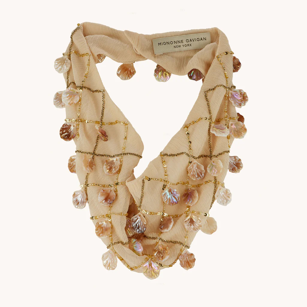 Luiza Mini Scarf Necklace | Mignonne Gavigan
