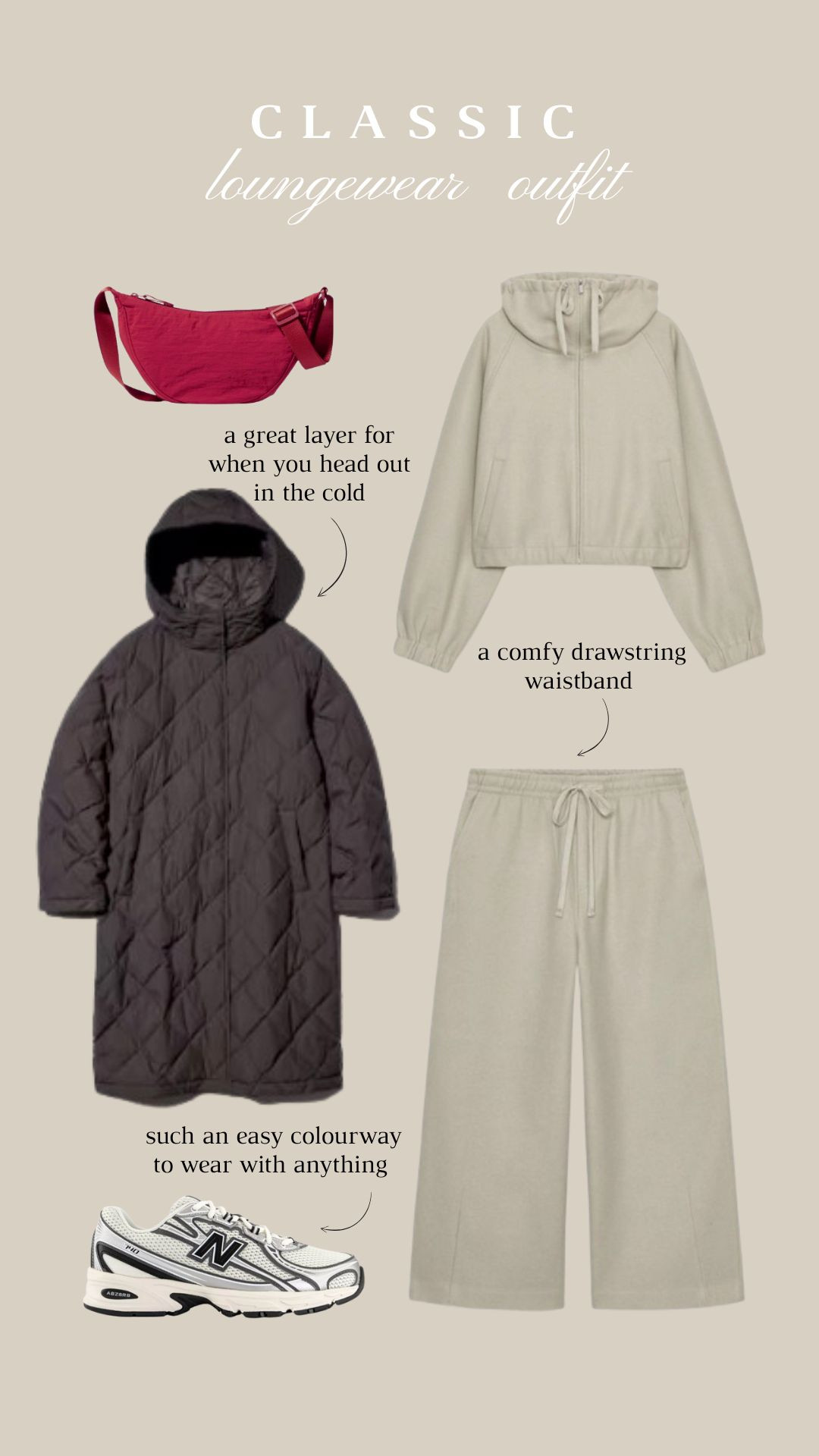 A classic loungewear set that you can style for indoors and outdoors with a few accessories!  

 #LTKuk #LTKwinter #LTKeurope