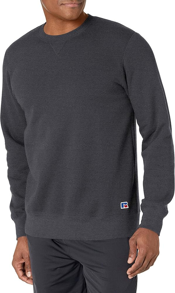 Russell Athletic Men's Cotton Rich 2.0 Premium Fleece Sweatshirt | Amazon (US)