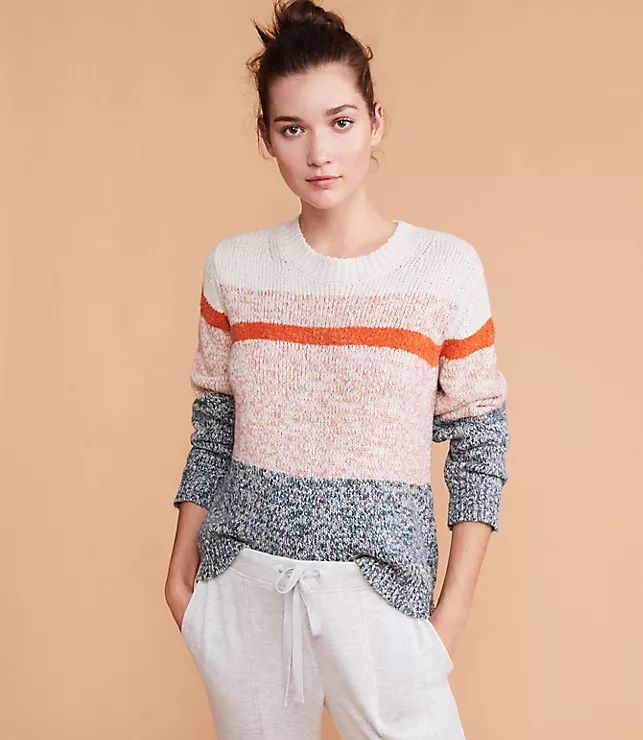 Lou & Grey Colorblock Sweater | LOFT | LOFT