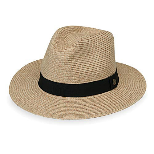 Wallaroo Palm Beach Fedora (Beige, M/L) – UPF 50+ UV Sun Protection, Wide Brim, Stylish Design, Adjustable Size – Classic Sun Hat for Outdoor Events, Travel, and Everyday Wear | Amazon (US)