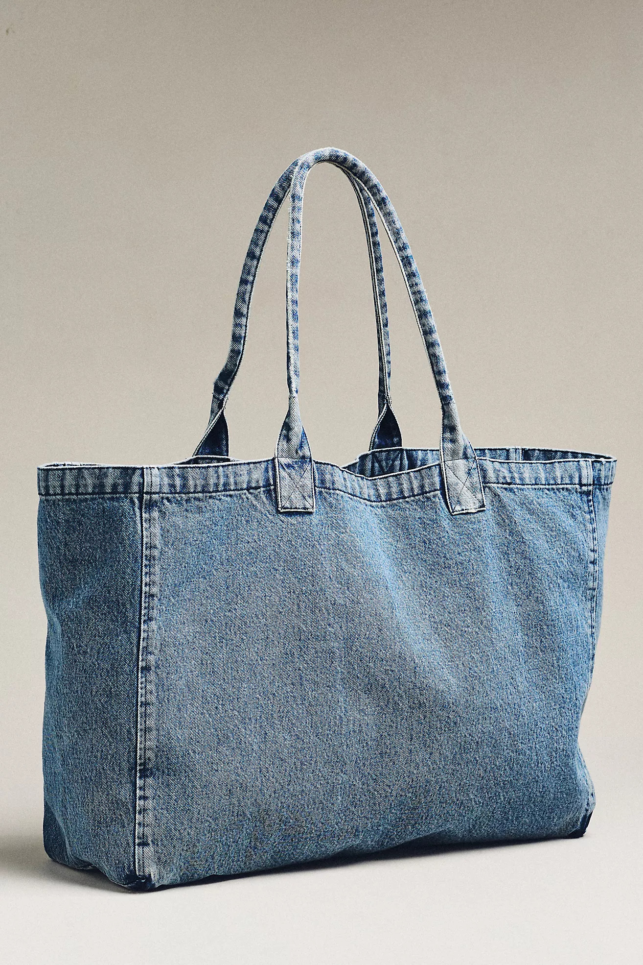 Anine Bing Leo Denim Tote Bag | Anthropologie (US)