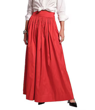 FRANCES VALENTINE Dupion High-Rise Full Length Skirt | Dillard's | Dillard's