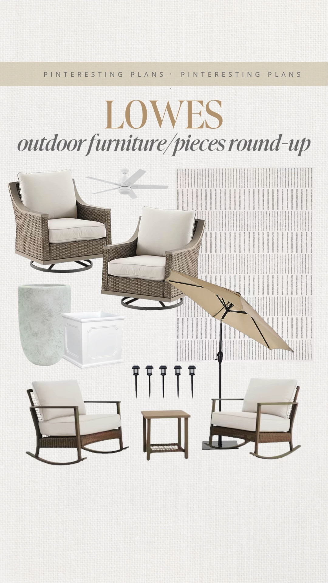 ￼ Lowe's outdoor furniture roundup 🙌🏻🙌🏻🙌🏻

#LTKSeasonal #LTKSwim #LTKHome