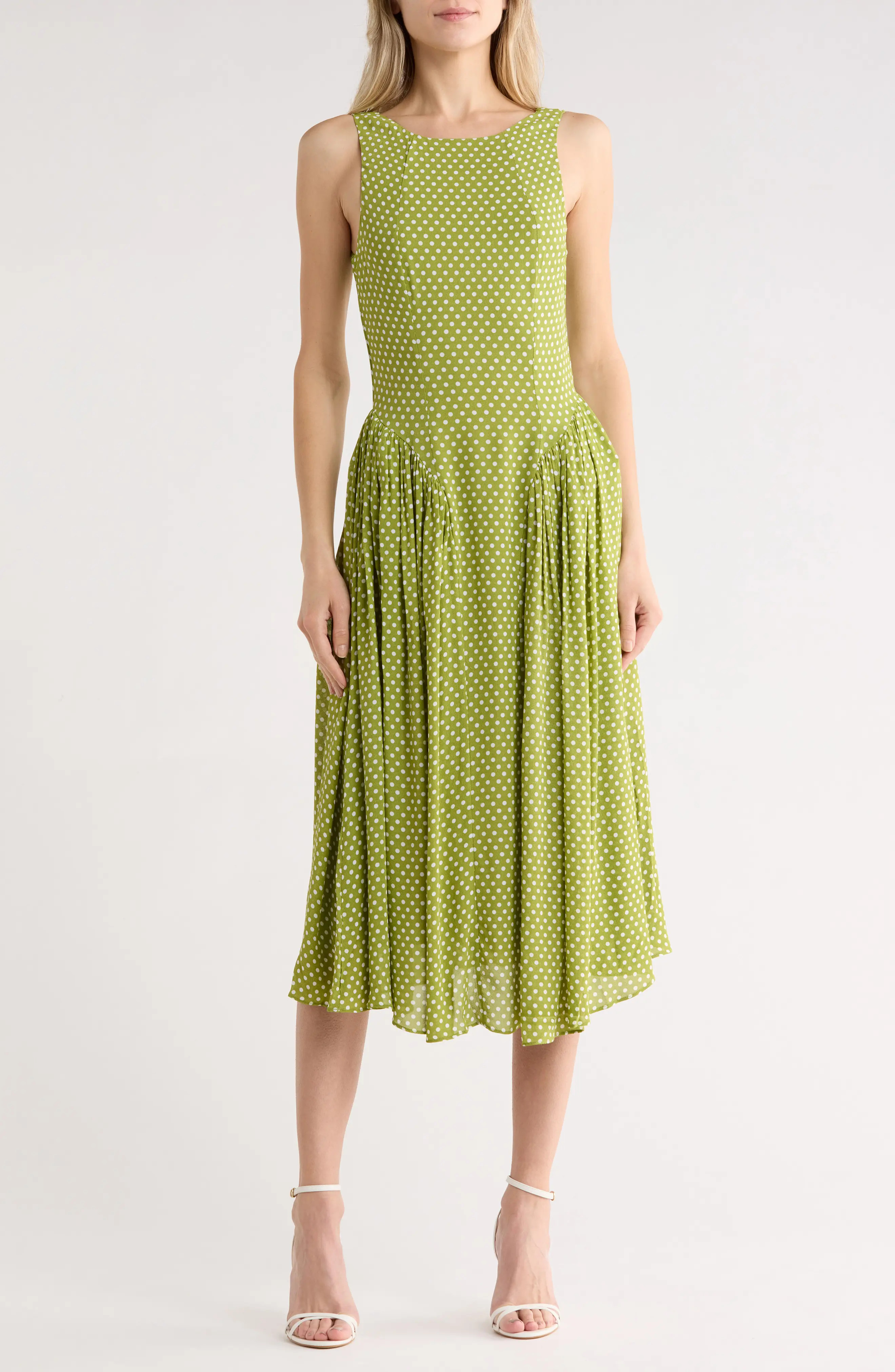 Polka Dot Sleeveless Maxi Dress (Women) | Nordstromrack | Nordstrom Rack