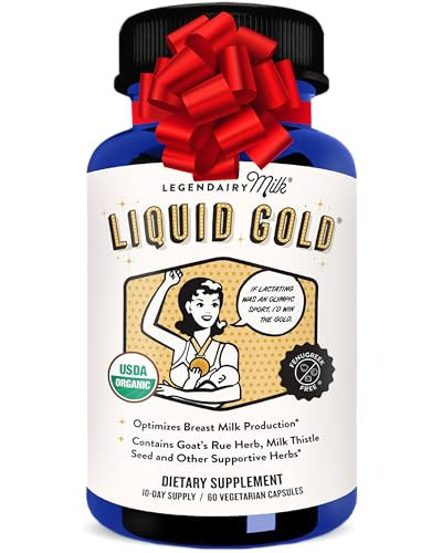 Legendairy Milk Liquid Gold Lactation Support | Lactation Supplement with Organic Goats Rue, Milk Thistle, Shatavari, Fennel, Alfalfa & Anise | Breastfeeding Supplements, 60 Count | Amazon (US)