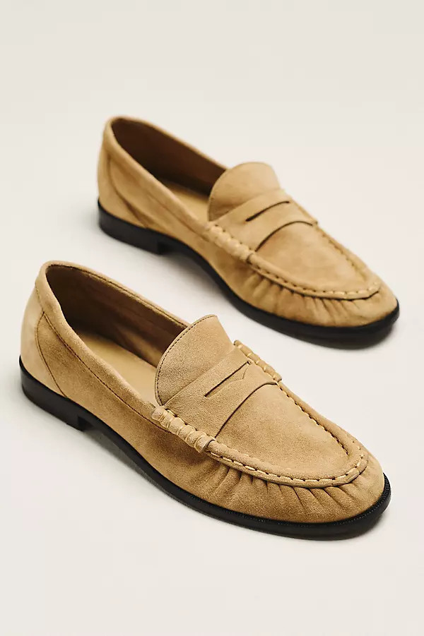 Francine Ruched Loafers | Anthropologie (US)