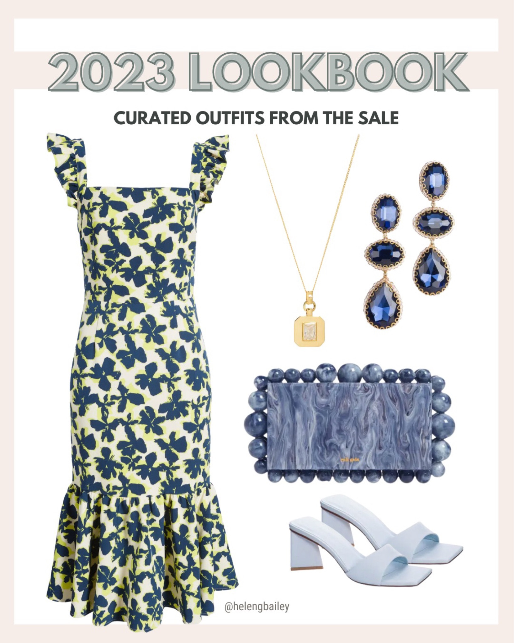 Blue floral ruffle sleeve dress on sale during the Nordstrom anniversary sale

#LTKFind #LTKxNSale #LTKsalealert