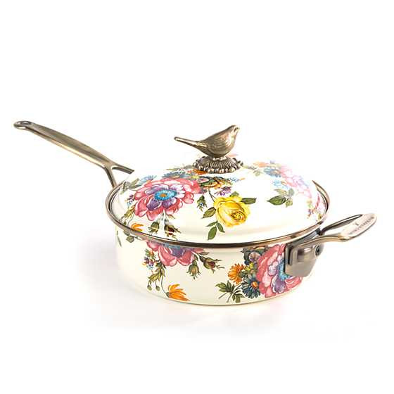 Flower Market 3 Qt. Saute Pan | MacKenzie-Childs