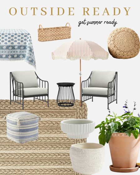 Let’s get outside ready! 


Patio furniture, outdoor dining, patio umbrella, outdoor dining table, poofs, patio seating, planters 

#LTKhome #LTKstyletip #LTKSeasonal