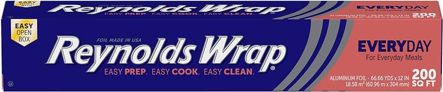 Reynolds Wrap Aluminum Foil, 200 Square Feet | Amazon (US)