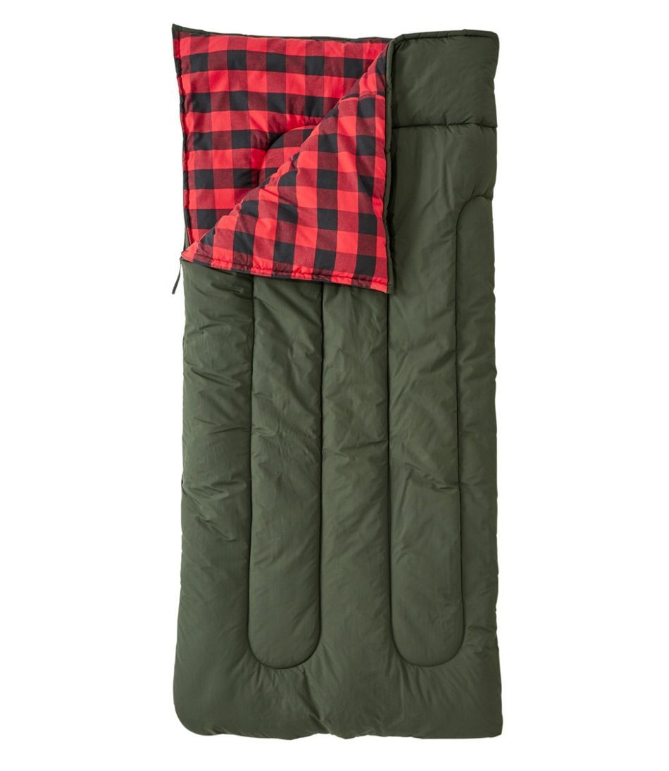 L.L.Bean Flannel Lined Camp Sleeping Bag, 20° | L.L. Bean