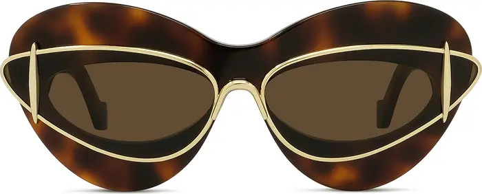 Double Frame 67mm Oversize Cat Eye Sunglasses | Nordstrom