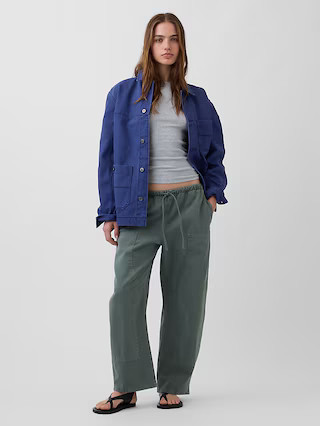 Easy Double-Knee Barrel Pants | Gap (US)