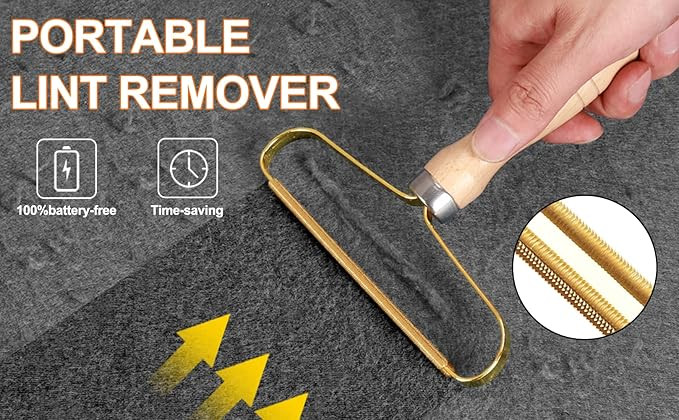 LEBEXY Tragbarer Fusselrasierer | Tierhaarentfernungsbürsten | Teppichschaber | Fusselentferner ... | Amazon (DE)