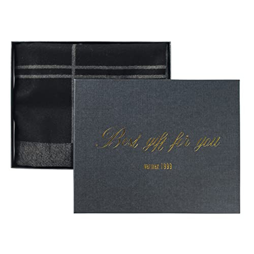 American Trends Mens Winter Warm Long Soft Scarf Plaid Tassel Scarf for Men Soft Classic Scarves | Amazon (US)