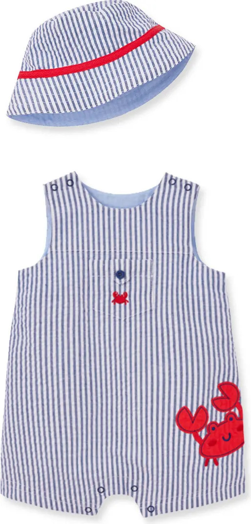 Crab One-Piece Swimsuit & Sun Hat Set | Nordstrom Rack