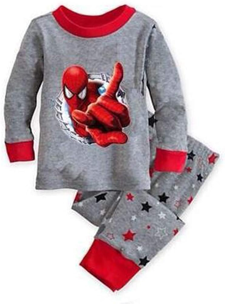 N‘aix Spiderman Children's Pajamas Set 2-7T PJS Cotton Sleepwear Little Boys Kids Pajamas | Amazon (US)