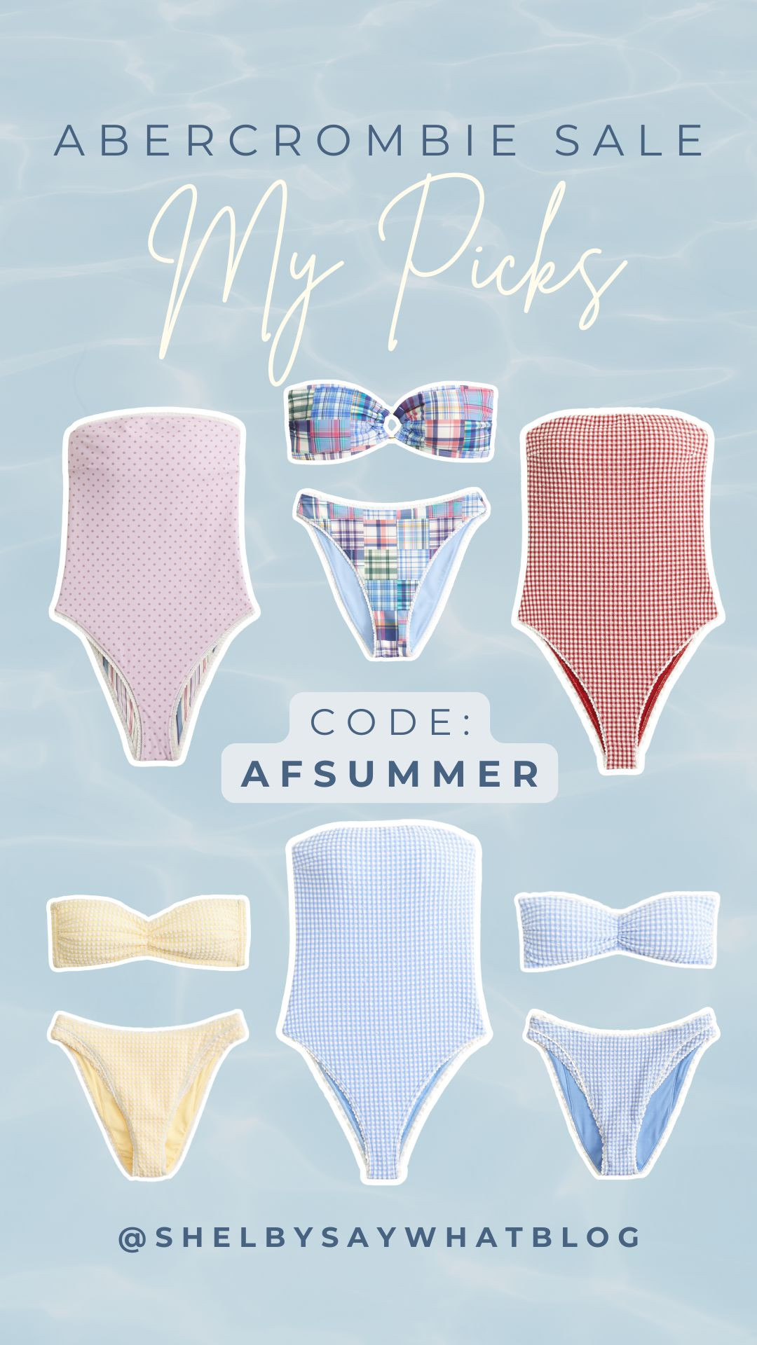 Abercrombie Swim Sale! 👙🚨  Up to 40% off almost everything! Use code: AFSUMMER for an additional 15% off! I got a medium in the one pieces and a large in the bikini top and bottoms. Midsize Swimwear

#LTKSaleAlert #LTKMidsize #LTKSwim